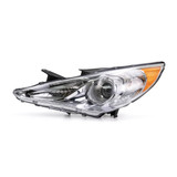 CarLights360: Fits 2011 2012 Hyundai Sonata Headlight Assembly DOT Certified Chrome Bezel w/Bulbs (Vehicle Trim: 2.0T Limited ; 2.0T) (CLX-M0-20-9256-00-1-CL360A1-PARENT1)
