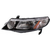 CarLights360: For 2006 - 2011 Honda Civic Headlight Assembly CAPA Certified (Vehicle Trim: Hybrid) (CLX-M0-20-6734-91-9-CL360A1-PARENT1)