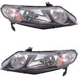 CarLights360: For 2009 2010 2011 Honda Civic Headlight Assembly CAPA Certified (Vehicle Trim: Sedan) (CLX-M0-20-6734-91-9-CL360A2-PARENT1)