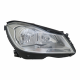 CarLights360: For 2012 2013 2014 Mercedes-Benz C300 Headlight Assembly DOT Certified Chrome Bezel w/o Corner Signal Lamps w/Bulbs (CLX-M0-20-9274-00-1-CL360A4-PARENT1)