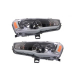 CarLights360: For 2009-2014 Mitsubishi Lancer Headlight Assembly DOT Certified w/Bulbs Halogen Type (CLX-M0-20-9258-00-1-CL360A1-PARENT1)