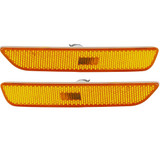 CarLights360: For 2010 2011 2012 2013 2014 Ford Mustang Side Marker Light Assembly w/ Bulbs (CLX-M0-18-6084-00-CL360A1-PARENT1)