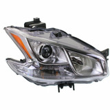 CarLights360: For 2009-2014 Nissan Maxima Headlight Assembly CAPA Certified w/ Bulbs Halogen Type (CLX-M0-20-9060-00-9-CL360A1-PARENT1)