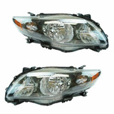 CarLights360: For 2009 2010 Toyota Corolla Headlight Assembly DOT Certified w/Bulbs (Vehicle Trim: XRS) (CLX-M0-20-6994-90-1-CL360A1-PARENT1)