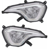 CarLights360: For 2013 2014 2015 2016 Hyundai Santa Fe XL Fog Light Assembly DOT Certified w/Bulbs (Vehicle Trim: Limited) (CLX-M0-19-6054-00-1-CL360A3-PARENT1)