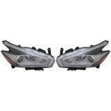 CarLights360: For 2015 2016 Nissan Murano Headlight Assembly CAPA Certified w/ Bulbs Halogen Type (CLX-M0-20-9662-00-9-CL360A1-PARENT1)
