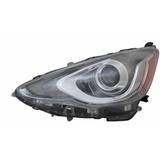 CarLights360: For 2015 2016 2017 Toyota Prius C Headlight Assembly CAPA Certified w/ Bulbs (CLX-M0-20-9670-00-9-CL360A1-PARENT1)