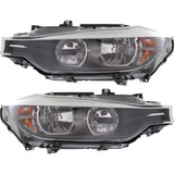 CarLights360: For 2013 2014 BMW 328i xDrive Headlight Assembly w/Bulbs Halogen Type (Vehicle Trim: Sedan ; Wagon) (CLX-M0-20-9298-00-CL360A6-PARENT1)