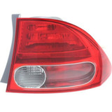 CarLights360: For 2006 2007 08 Honda Civic Tail Light Assembly DOT Certified (CLX-M0-11-6166-00-1-CL360A1-PARENT1)