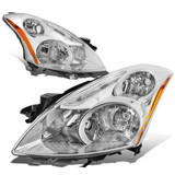 CarLights360: For 2010 2011 2012 Nissan Altima Headlight Assembly DOT Certified w/ Bulbs Halogen Type Sedan (CLX-M0-20-9106-00-1-CL360A1-PARENT1)