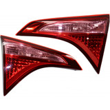 CarLights360: For 2017 2018 Toyota Corolla Tail Light Assembly DOT Certified w/o LED BUL w/ Bulbs (Vehicle Trim: LE Eco ; LE ; L) (CLX-M0-17-5472-90-1-CL360A1-PARENT1)
