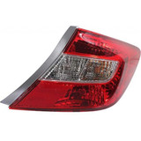 CarLights360: For 2012 Honda Civic Tail Light Assembly DOT Certified w/Bulbs (Vehicle Trim: Sedan) (CLX-M0-11-6374-00-1-CL360A1-PARENT1)