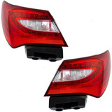 CarLights360: For 2011 2012 2013 2014 Chrysler 200 Tail Light Assembly DOT Certified w/Bulbs (Vehicle Trim: Sedan) (CLX-M0-11-6372-00-1-CL360A1-PARENT1)