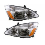CarLights360: For 2003 2004 2005 2006 2007 Honda Accord Headlight Assembly DOT Certified w/Bulbs (CLX-M0-20-6362-00-1-CL360A1-PARENT1)