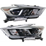CarLights360: For 2016 2017 Nissan Maxima Headlight Assembly DOT Certified w/ Bulbs LED on Low Beam Type (CLX-M0-20-9720-00-1-CL360A2-PARENT1)