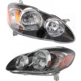 CarLights360: For 2005 2006 Toyota Corolla Headlight Assembly CAPA Certified w/Bulbs (Vehicle Trim: XRS) (CLX-M0-20-6236-70-9-CL360A1-PARENT1)