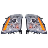CarLights360: For 2010 11 12 2013 Cadillac SRX HeadLight Assembly w/ Bulbs Halogen CAPA Certified (CLX-M1-331-11C1L-AC-CL360A1-PARENT1)