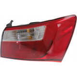 CarLights360: For 2012-2017 Kia Rio Tail Light Assembly w/Bulbs CAPA Certified (CLX-M1-322-1942L-AC-CL360A1-PARENT1)