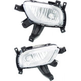 CarLights360: For 2014 2015 2016 Kia Forte5 Fog Light Assembly w/Bulbs CAPA Certified (CLX-M1-322-2032L-AC-CL360A2-PARENT1)