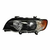 CarLights360: For 2000 2001 2002 03 BMW X5 Headlight Assembly w/Bulbs HID Type Black Housing (CLX-M1-343-1123L-ASH2C-CL360A1-PARENT1)