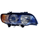 CarLights360: For 2000 2001 2002 03 BMW X5 Headlight Assembly w/Bulbs HID Type Black Housing (CLX-M1-343-1123L-ASH2C-CL360A1-PARENT1)