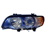 CarLights360: For 2000 2001 2002 03 BMW X5 Headlight Assembly w/Bulbs HID Type Black Housing (CLX-M1-343-1123L-ASH2C-CL360A1-PARENT1)