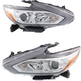 CarLights360: For 2016 NISSAN ALTIMA Headlight Assembly Chrome w/Bulbs-CAPA Certified (CLX-M1-314-11ABL-AC1-CL360A1-PARENT1)