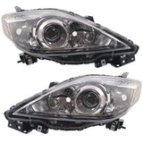 CarLights360: For 2008 2009 Mazda 5 Headlight Assembly Black Housing (CLX-M1-315-1141L-US2-CL360A1-PARENT1)