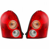 CarLights360: For 2002 2003 MAZDA PROTEGE Tail Light Assembly w/Bulbs (CLX-M1-215-1959L-AS-CL360A1-PARENT1)