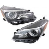 CarLights360: For 2015 2016 2017 Toyota Yaris Headlight Assembly Black Housing - DOT Certified (CLX-M1-311-11F5L-UF2-CL360A1-PARENT1)