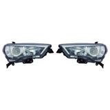 CarLights360: For 2014 2015 2016 2017 2018 Toyota 4Runner Headlight Assembly Black Housing - CAPA Certified (CLX-M1-311-11F1L-UC2-CL360A1-PARENT1)