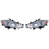 CarLights360: For 2009 2010 NISSAN MURANO Headlight Assembly w/Bulbs Black Housing-DOT Certified (CLX-M1-314-1173L-AF2-CL360A2-PARENT1)