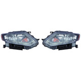 CarLights360: For 2014 2015 2016 NISSAN ROGUE Headlight Assembly w/Bulbs Black Housing-CAPA Certified (CLX-M1-314-1193L-AC2-CL360A1-PARENT1)
