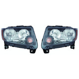 For Jeep Compass Headlight Assembly 2014 (CLX-M0-333-1190L-ASN2-CL360A55-PARENT1)