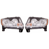 For Jeep Compass Headlight Assembly 2011 2012 2013 Code LMB (CLX-M0-333-1190L-ASN-CL360A55-PARENT1)