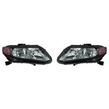 For Honda Civic Coupe Headlight Assembly 2013 2014 (CLX-M0-317-1162L-ASN2-CL360A56-PARENT1)