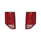 CarLights360: For 2011-2018 Dodge Grand Caravan Tail Light Assembly w/Bulbs CAPA Certified (CLX-M1-333-1924L-AC-CL360A1-PARENT1)