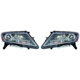 CarLights360: For 2013 2014 2015 2016 NISSAN PATHFINDER Headlight Assembly w/Bulbs Black Housing-CAPA Certified (CLX-M1-314-1190L-AC2-CL360A1-PARENT1)