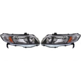 For Honda Civic Coupe Headlight Unit 2010 2011 (CLX-M0-317-1148L-US2C-CL360A50-PARENT1)