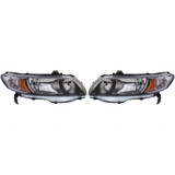 For Honda Civic Coupe Headlight Unit 2010 2011 (CLX-M0-317-1148L-US2C-CL360A50-PARENT1)