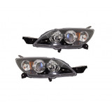 For Mazda 3 Hatchback Headlight Unit 2004 05 06 07 08 2009 Halogen w/o Turbo (CLX-M0-316-1131L-US-CL360A50-PARENT1)
