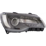 For Chrysler 300 Headlight Assembly 2015 2016 2017 Halogen Black Bezel CAPA Certified (CLX-M0-333-1193L-ACNC2-CL360A50-PARENT1)