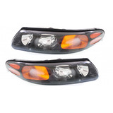 For Pontiac Bonneville Headlight Assembly 2000-2003 Non-GXP Model (CLX-M0-336-1109L-AS-CL360A50-PARENT1)