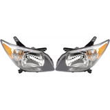 For Pontiac Vibe Headlight Assembly 2003 2004 Black Bezel (CLX-M0-336-1113L-AS2-CL360A50-PARENT1)