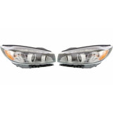 For Kia Sorento Headlight Assembly 2016 2017 2018 w/ LED Accent Light CAPA (CLX-M0-323-1151L-ACN2-CL360A50-PARENT1)