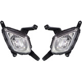 For Kia Sorento Fog Light Assembly 2016 2017 2018 Bulb Type SX Model (CLX-M0-323-2043L-AS-CL360A50-PARENT1)