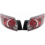 For Mazda 3 Hatchback Tail Light Assembly 2010 11 12 2013 Standard Type (CLX-M0-316-1929L-AS-CL360A50-PARENT1)