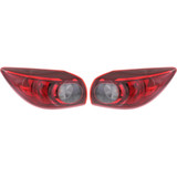 For Mazda 3 Hatchback Outer Tail Light Assembly 2014 15 16 17 2018 Bulb Type (CLX-M0-316-1940L-AS-CL360A50-PARENT1)