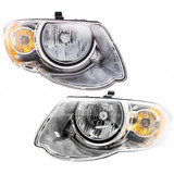 CarLights360: For 2005 2006 2007 Chrysler Town & Country Headlight Assembly DOT Certified w/ Bulbs (CLX-M0-20-6636-00-1-CL360A1-PARENT1)
