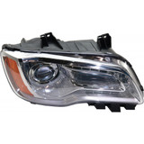 CarLights360: For 2011 2012 2013 2014 Chrysler 300 Headlight Assembly DOT Certified Chrome Bezel w/Bulbs Halogen Type (CLX-M0-20-9218-00-1-CL360A1-PARENT1)